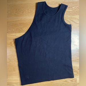 Telfar cut out tank- never worn- no tags. size L